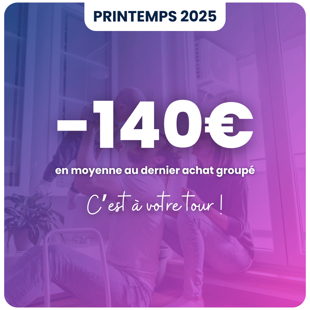 -104€ d'économie moyenne lors du dernier achat groupé d'électricité