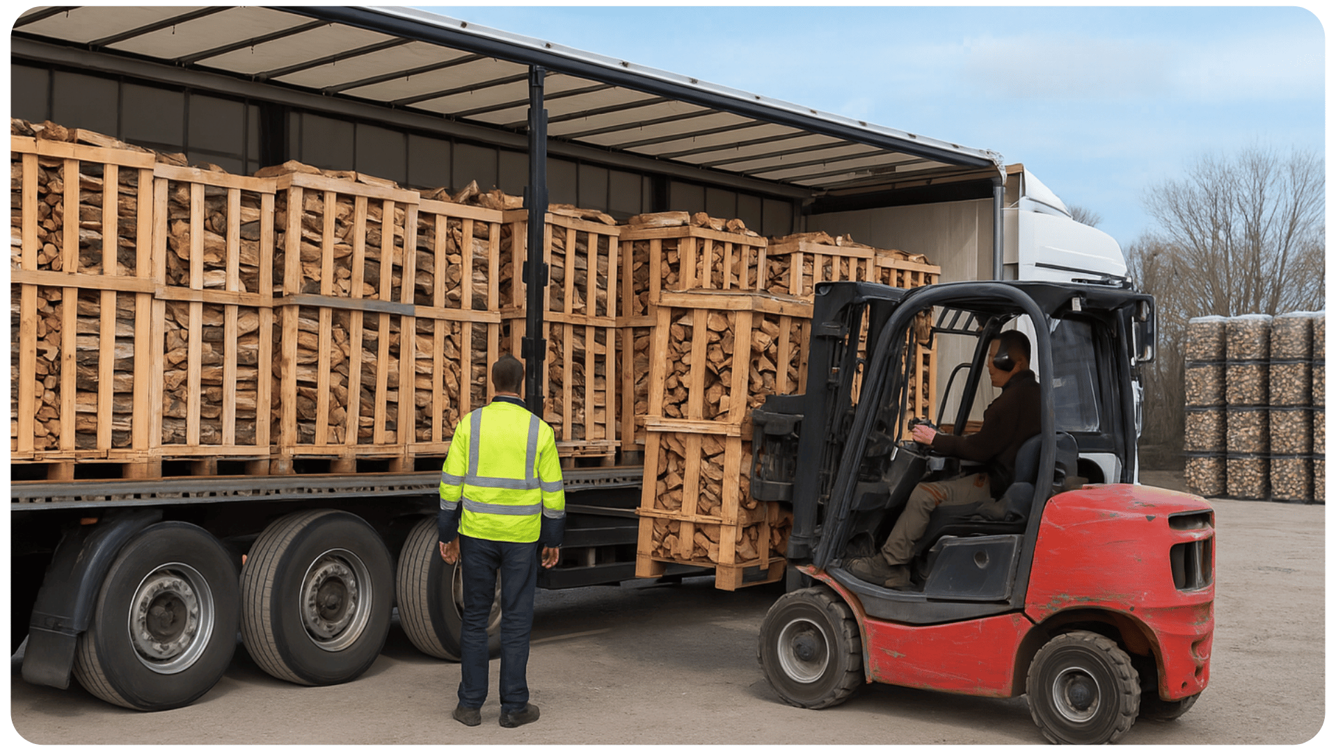 livraison de bois