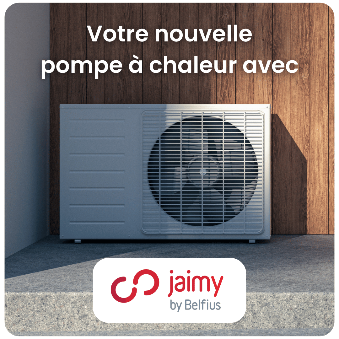 Pompe à chaleur installée contre une façade