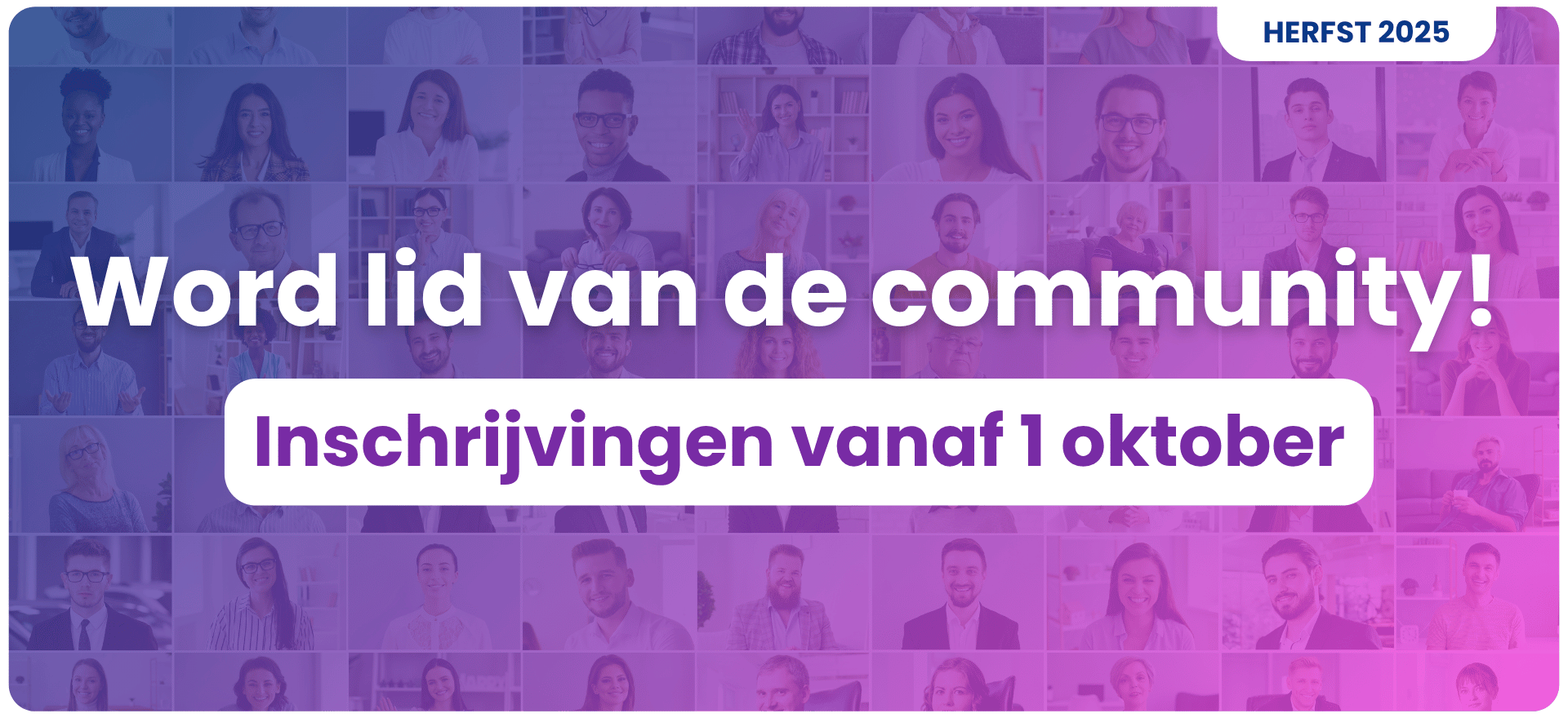 Word lid van de community!