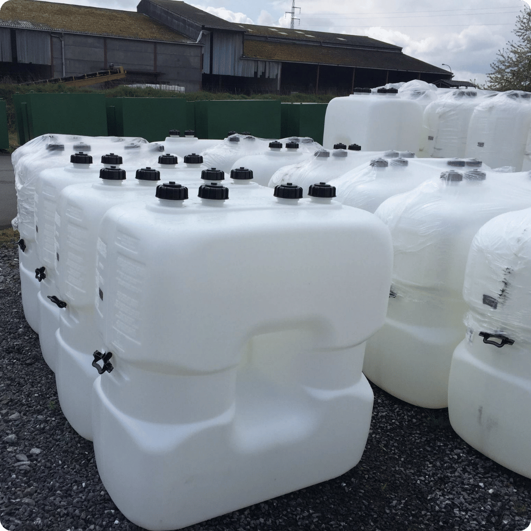 Enkelwandige kunststof tank