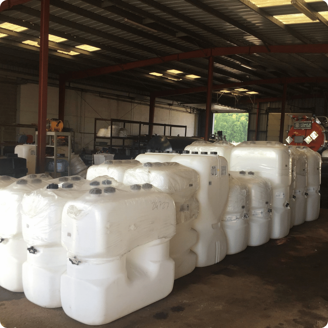 Tanks beschikbaar in verschillende volumes