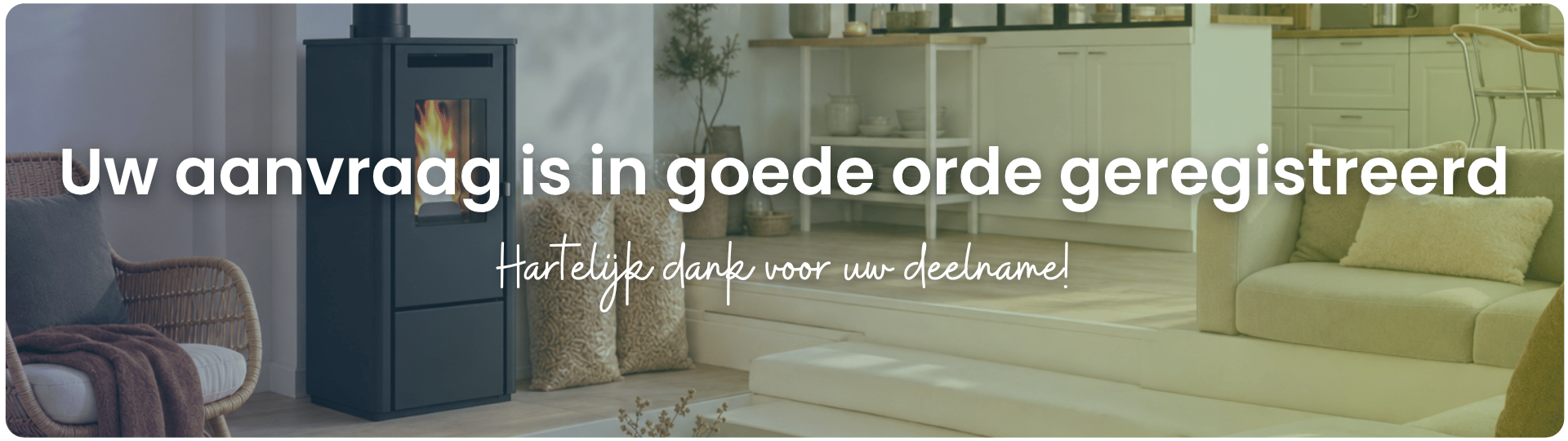 Uw aanvraag is in goede orde geregistreerd