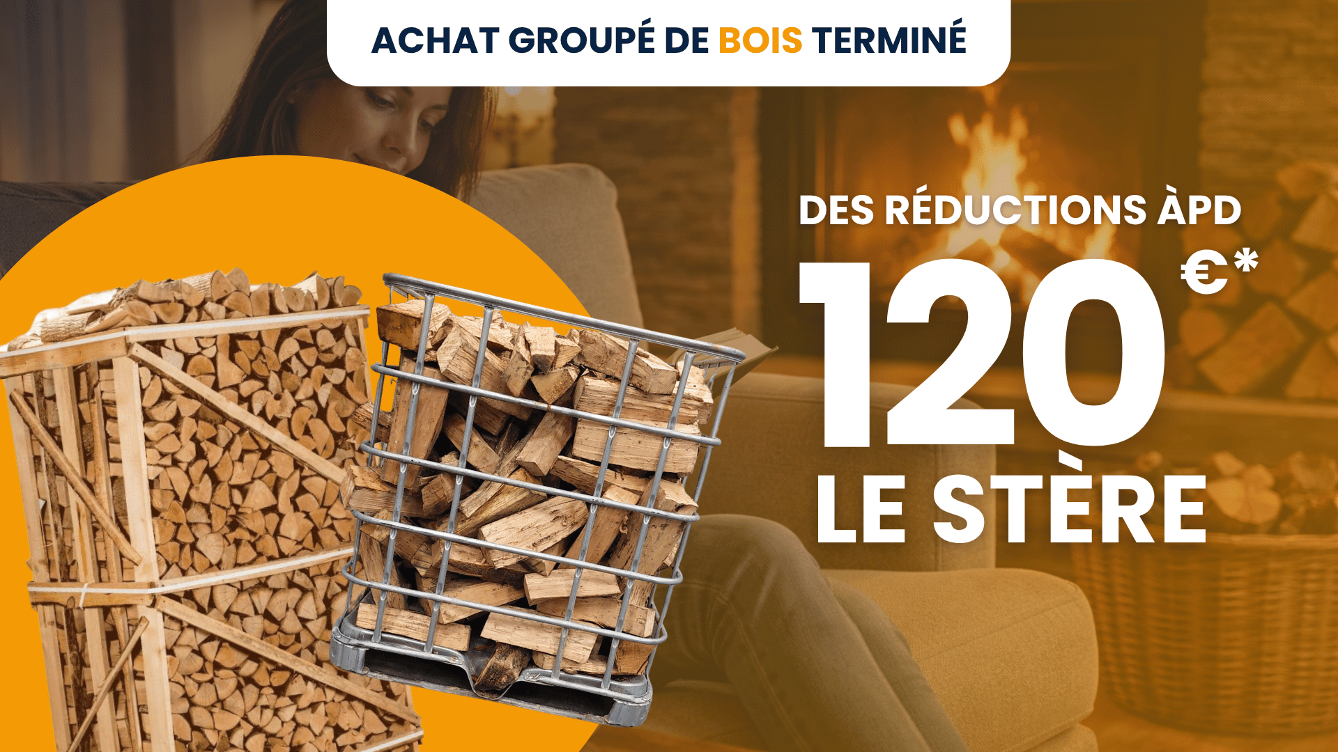 Achat groupé de bois de chauffage
