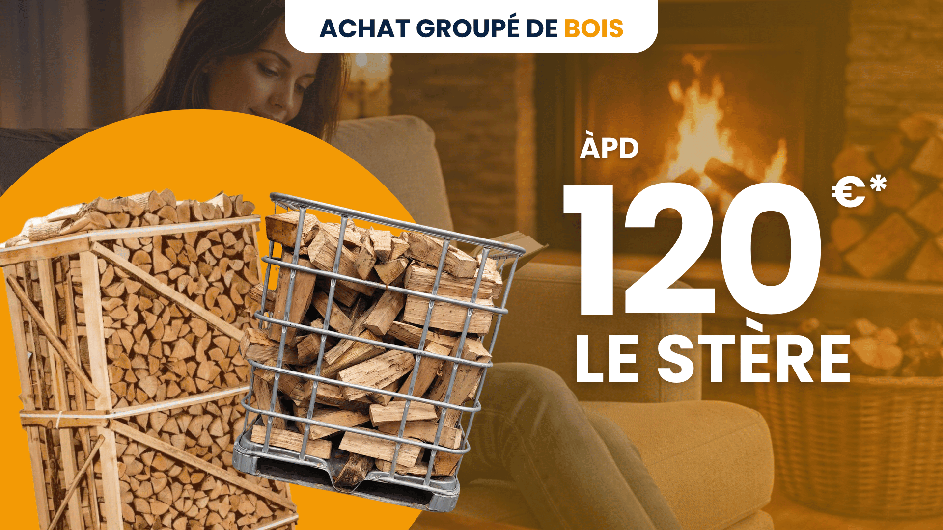 Achat groupé de bois de chauffage