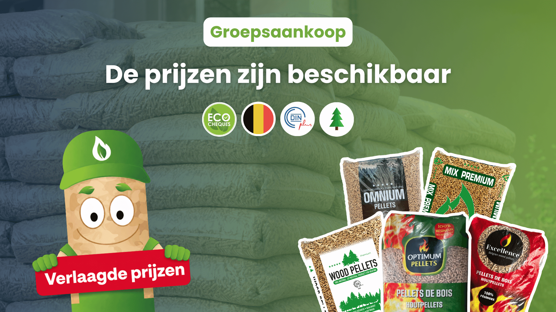 De pelletaanbiedingen zijn beschikbaar op Pelletstock