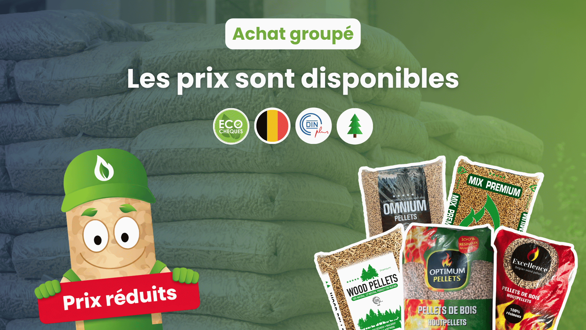Les offres de pellets sont disponibles sur Pelletstock