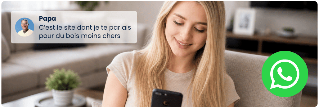 Partage whatsapp bois