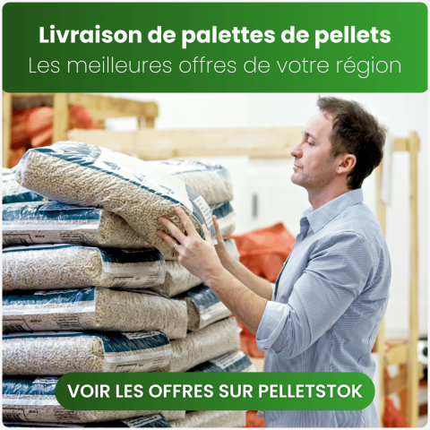 Livraison de palettes de pellets