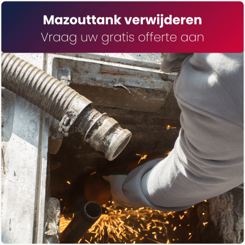 Mazouttank verwijderen