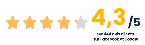 4,3 étoiles sur 5