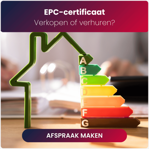 EPC-certificaat Verkopen of verhuren?