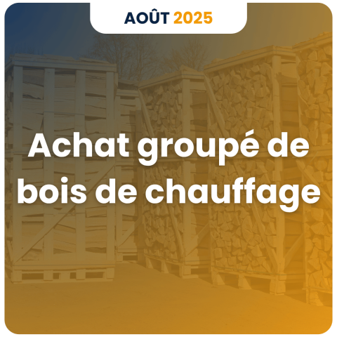 Groupasol lance un achat groupé de bois de chauffage