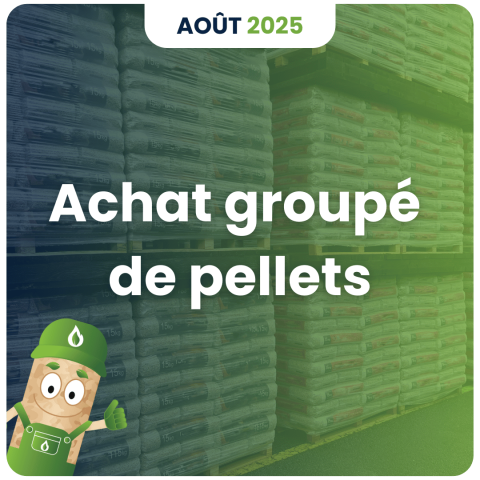 Achat groupé de pellet avec Groupasol et Pelletstock pour l'automne 2025