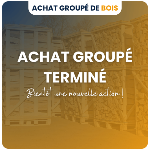 Achat groupé de bois terminé
