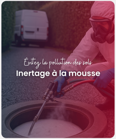 Inertage à la mousse