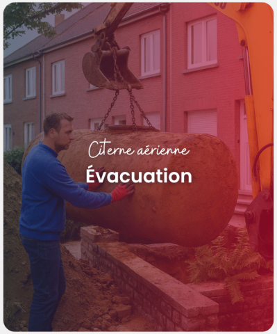 évacuation citerne