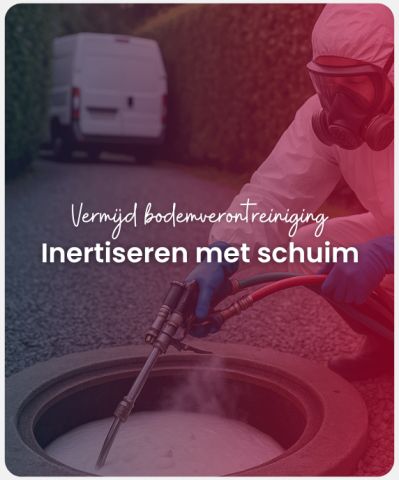 Inertiseren met schuim