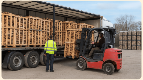 Commander du bois de chauffage