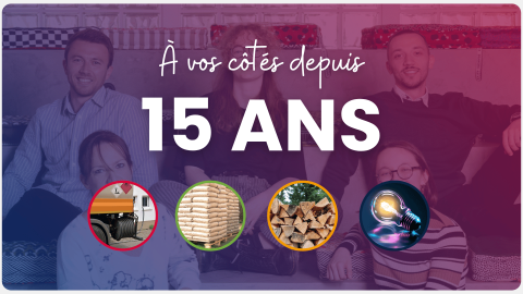 A vos cotés depuis 15 ans