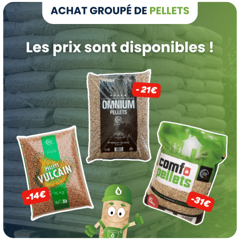Achat groupé de pellets avril 2026