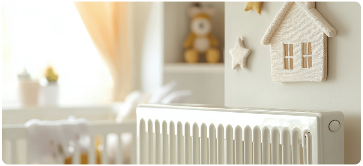 6 tips om de babykamer te verwarmen